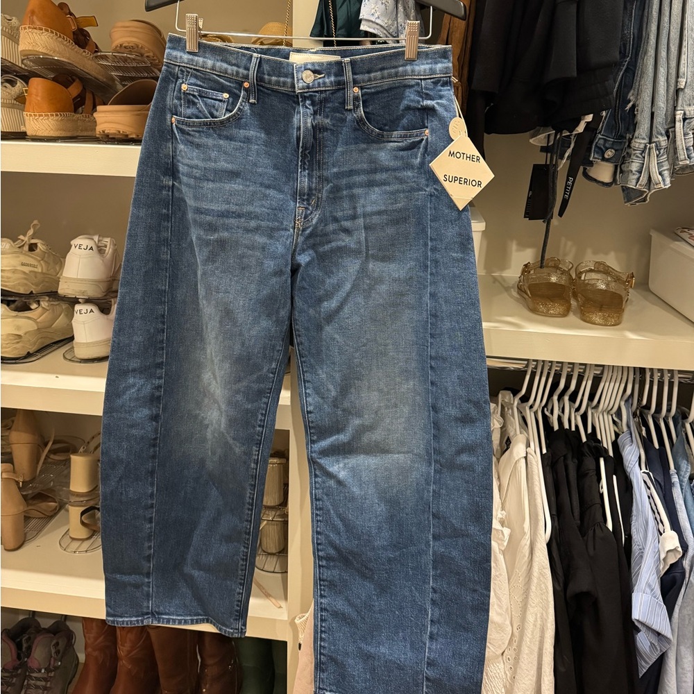 MOTHER Women's Straight Jeans in Blue